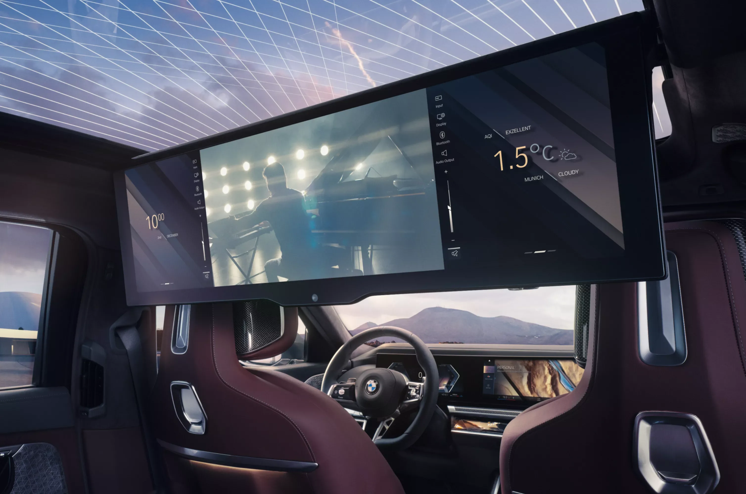 BMW 7 Series 시어터 스크린