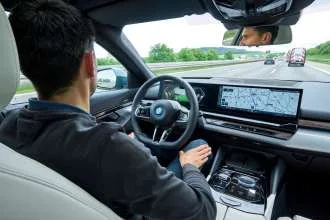 BMW i5 인테리어 콕핏