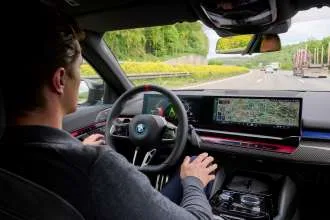 BMW i5 실내 디테일